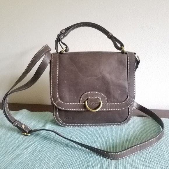 bolo Bags Leather Crossbody Satchel Bag By Bolo Guc Poshmark